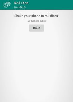 Roll Dice! (Shake Phone and Ro - Screenshot 3