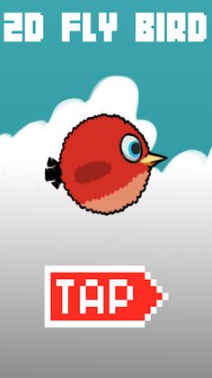 2D FLY BIRD - Screenshot 1