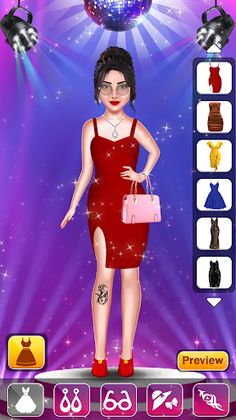 Fashion idol makeup dressup - Screenshot 1