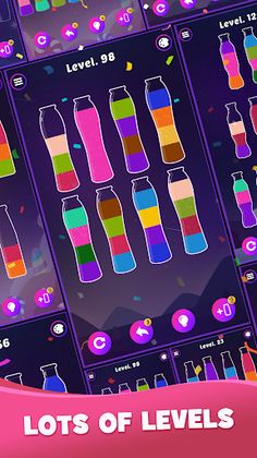 Colored Water Sort Puzzle - Screenshot 1