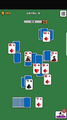 Pixel Solitaire : Tripeaks - Screenshot 2