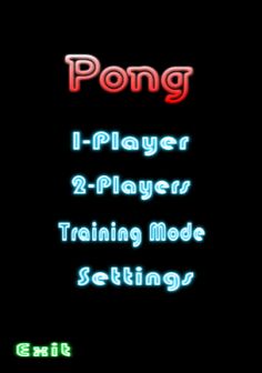 Pong - Classic Retro Game - Screenshot 1