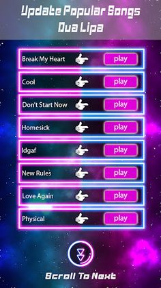 Dua Lipa Piano Game - Screenshot 1