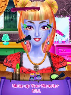 Halloween Girl Makeup Salon - Screenshot 3