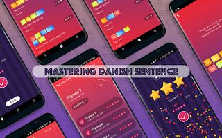 Danish Sentence Practice - Screenshot 1
