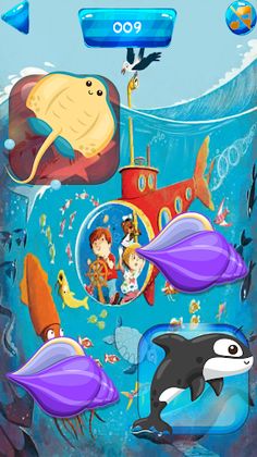 Matching Game - Sea life - Screenshot 2