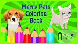 Merry Pets Coloring Book - Screenshot 1