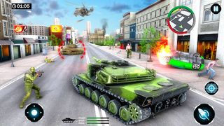US Army Car Driver Crime Fight - Screenshot 1