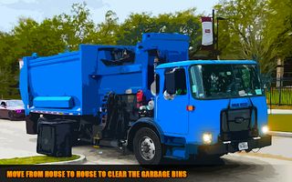 Garbage Truck Game Trash Truck - Screenshot 2