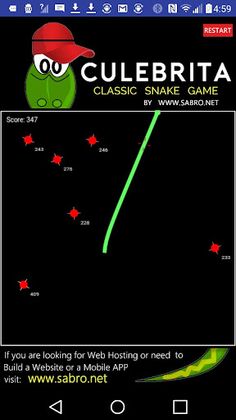 CULEBRITA Classic Snake Game - Screenshot 2