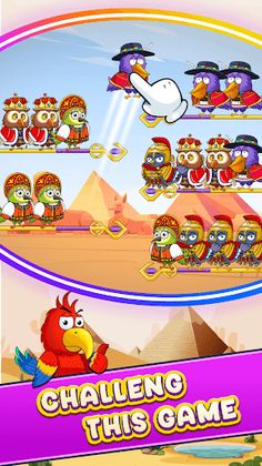 Bird Sort Color Puzzle 2 - Screenshot 2