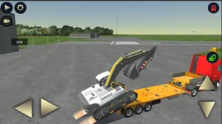 Realistic Excavator And Truck - Screenshot 2