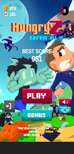 Hungry'z - halloween - Screenshot 1