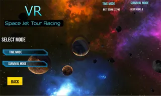 Jet space tunnel race VR - Screenshot 3