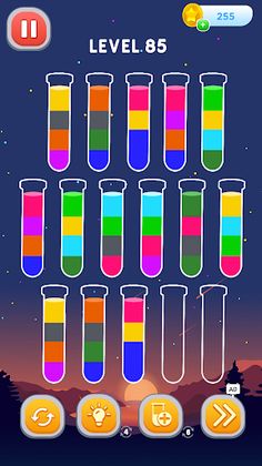 Bottle Filla Water Sort Puzzle - Screenshot 3