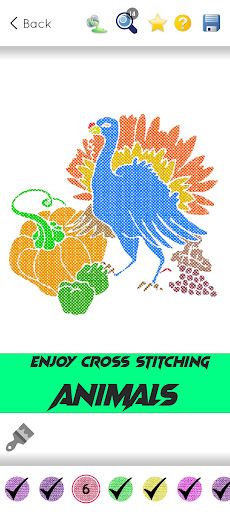 Cross Stitch Coloring Game - Screenshot 4