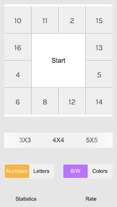 Schulte - Attention training - Screenshot 1