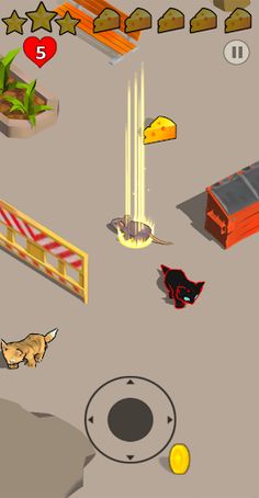 Rats vs Cats survive from cats - Screenshot 4