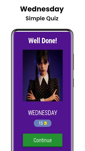 Wednesday Simple Quiz - Screenshot 3