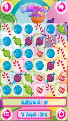 Match 3 - Lollipops - Screenshot 3
