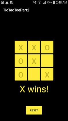 Lucas' TicTacToe Game - Screenshot 2