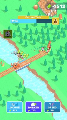Railway Express 3D - Idle Game - Screenshot 4