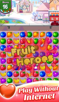 Fruit Heroes - Puzzle Wings,Go - Screenshot 3