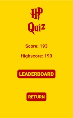 HP Quiz - Screenshot 3