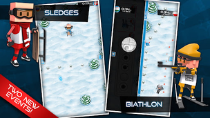 Flick Champions Winter Sports - Screenshot 1