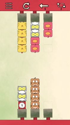Sleeping Birds: sort puzzle - Screenshot 2
