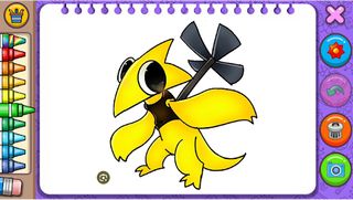 Rainbow Friend Draw & Coloring - Screenshot 1