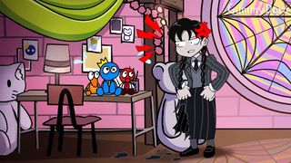 Wednesday VS rainbow friends - Screenshot 3