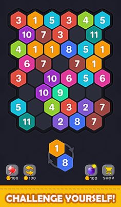 Merge Hexa Puzzle -Merge block - Screenshot 4