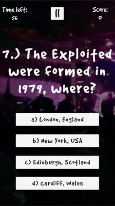 Punk Trivia - Screenshot 2