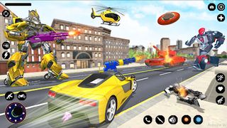 Flying Robot Car Transform War - Screenshot 1