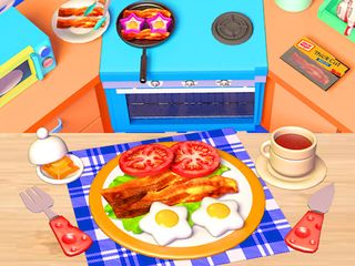Food Games: Cook Breakfast 3D - Screenshot 1