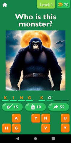 Guess The Monster Game - Screenshot 1