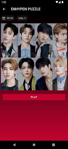 ENHYPEN Puzzle Game - Screenshot 4