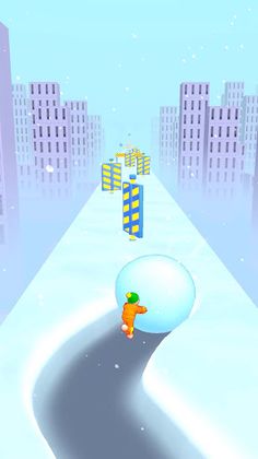 Snowball Roller - Screenshot 1
