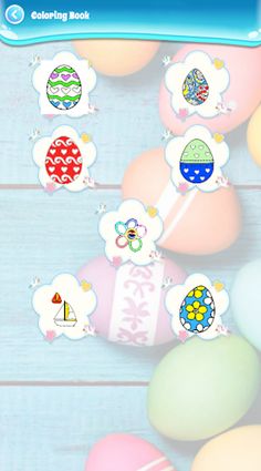 easter egg coloring book - Screenshot 3