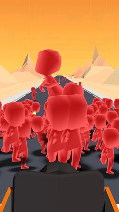Escape crowd 3D - Screenshot 2
