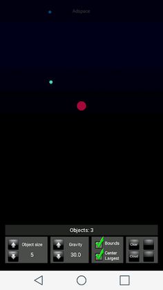 Gravity Simulator - Screenshot 3