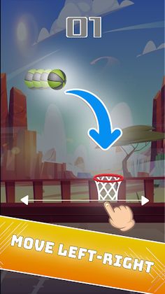 BB Dunk Shot- Swipe to Score! - Screenshot 2