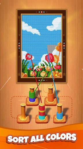 Wool Thread: Color Sort Puzzle - Screenshot 3