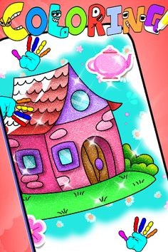 Sanrio House coloring drawing - Screenshot 4