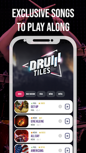 Drum Tiles: drumming game - Screenshot 4