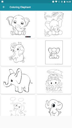 coloring african elephant - Screenshot 2