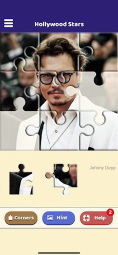 Hollywood Stars Jigsaw Puzzle - Screenshot 1