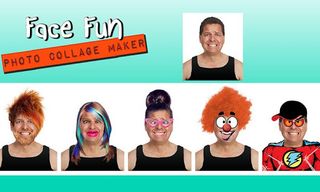 Face Fun - Photo Collage Gold - Screenshot 2