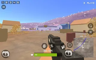 Grand Pixel Royale Battle 3D - Screenshot 3